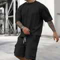 ⏳Time-Limited Special⏰Men's Casual Short Sleeve T-Shirt Shorts Set