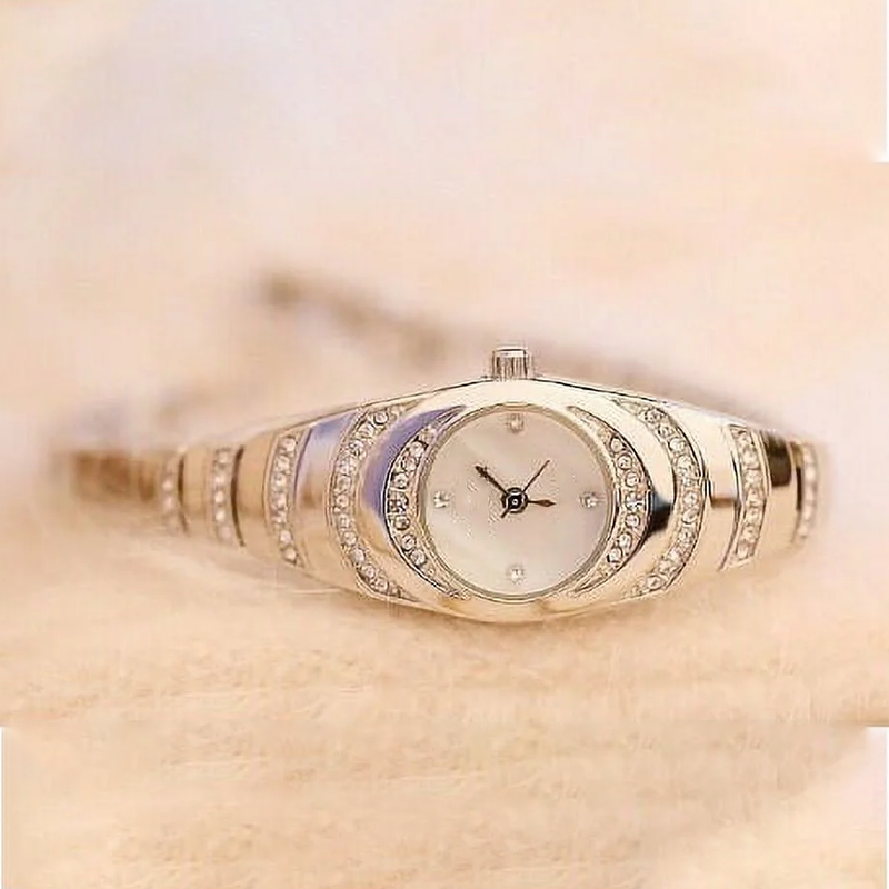 ⏳Time-Limited Special⏰Rhinestone Bracelet Watch – Elegant, Glamorous, Reliable Timekeeping 💎