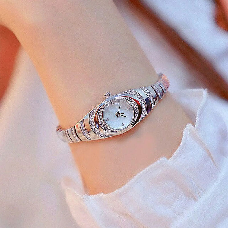⏳Time-Limited Special⏰Rhinestone Bracelet Watch – Elegant, Glamorous, Reliable Timekeeping 💎