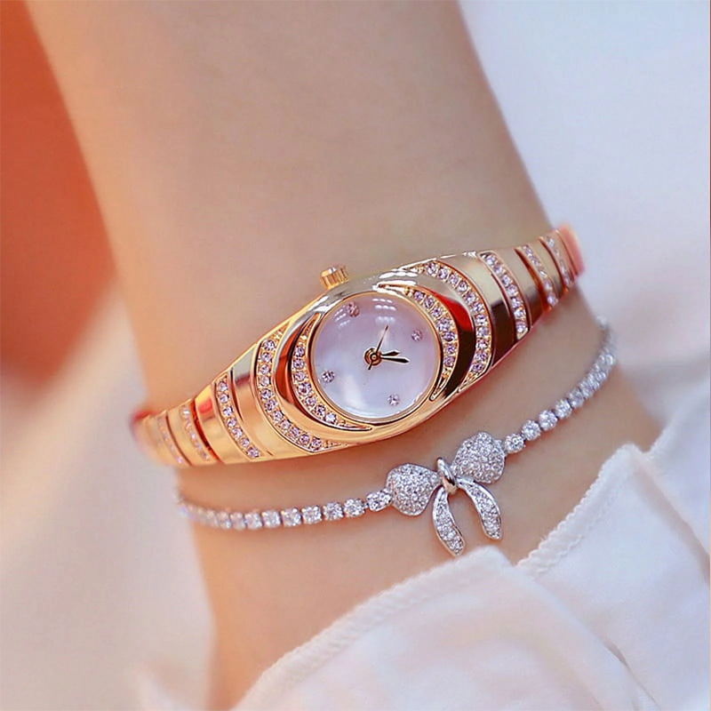 ⏳Time-Limited Special⏰Rhinestone Bracelet Watch – Elegant, Glamorous, Reliable Timekeeping 💎