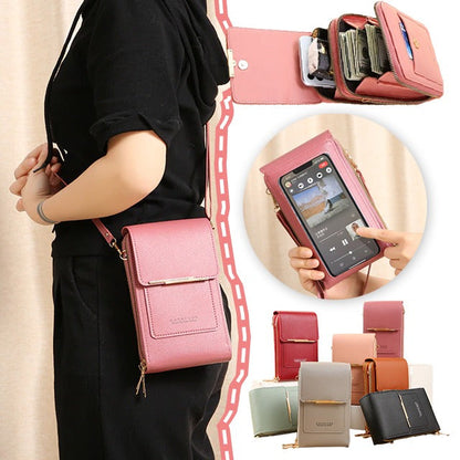 ⏳Time-Limited Special⏰ Women's Touch Screen Messenger Bag – Smart Phone Charging, Anti-Theft & Water-Resistant ✨