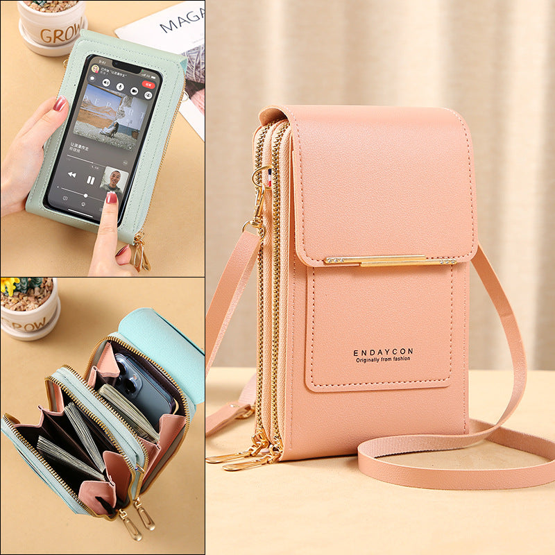 ⏳Time-Limited Special⏰ Women's Touch Screen Messenger Bag – Smart Phone Charging, Anti-Theft & Water-Resistant ✨
