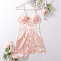 ⏳Time-Limited Special⏰Sexy spaghetti strap lace dress with thong in two-piece set