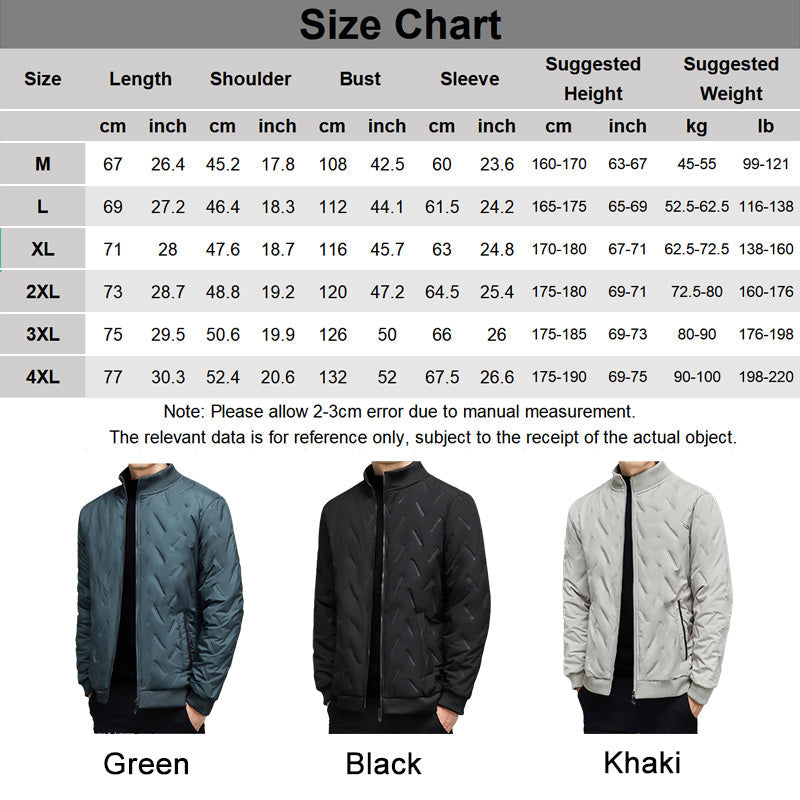 🔥Black-Friday-Mega-Angebot – 50 % Rabatt!🔥Men's Winter Casual Thickened Warm Stand-Up Collar Jacket