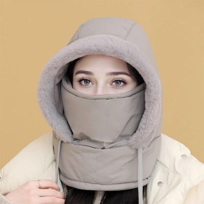 🔥Last Day Sale 50% OFF🔥Plush-lined Thickened Thermal Hat with Face Mask for Men and Women