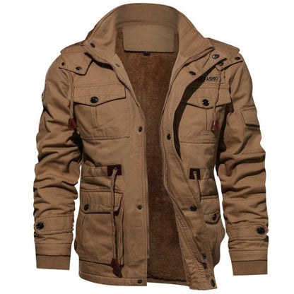 ⏳Time-Limited Special⏰Men's Winter Drawstring Cotton Military Driver Jacket - Comfort and Style Combined