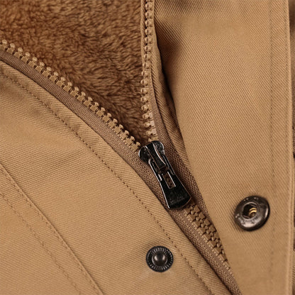⏳Time-Limited Special⏰Men's Winter Drawstring Cotton Military Driver Jacket - Comfort and Style Combined