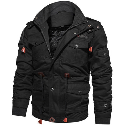 ⏳Time-Limited Special⏰Men's Winter Drawstring Cotton Military Driver Jacket - Comfort and Style Combined