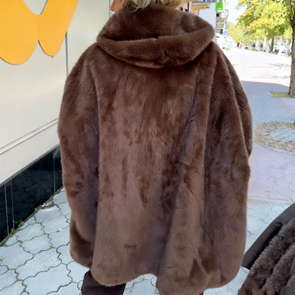 ⏳Time-Limited Special⏰Women's Casual Hooded Zip-Up Plush Coat