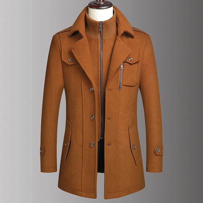 ⏳Time-Limited Special⏰Men's Business Tweed Coat🔥Free Shipping