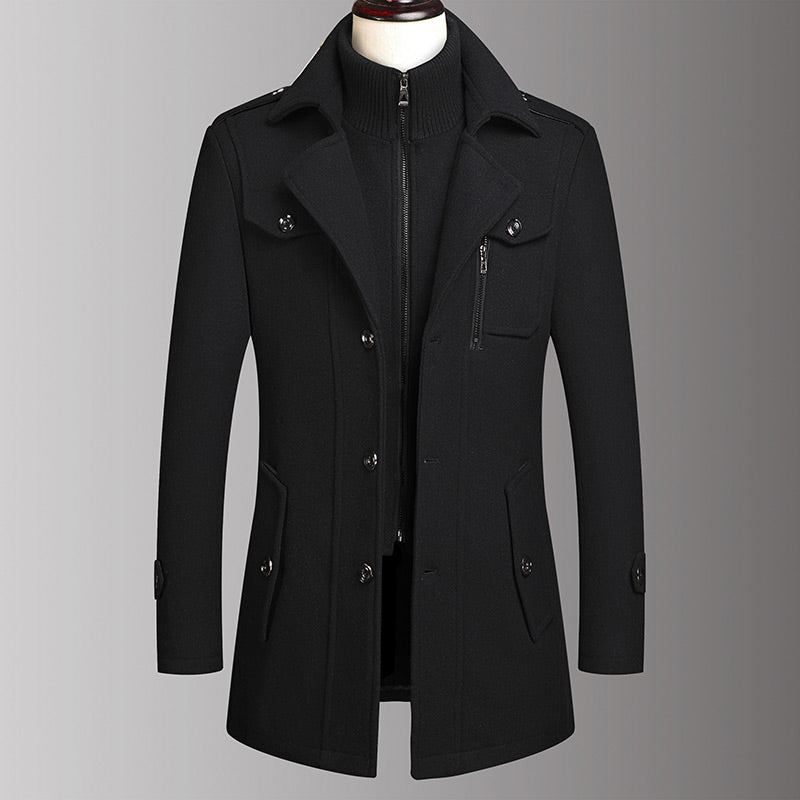 ⏳Time-Limited Special⏰Men's Business Tweed Coat🔥Free Shipping