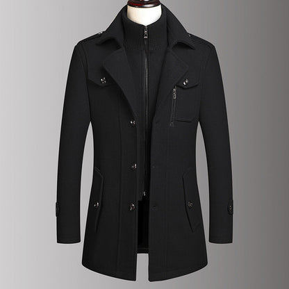 ⏳Time-Limited Special⏰Men's Business Tweed Coat🔥Free Shipping