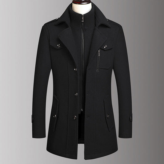 ⏳Time-Limited Special⏰Men's Business Tweed Coat🔥Free Shipping