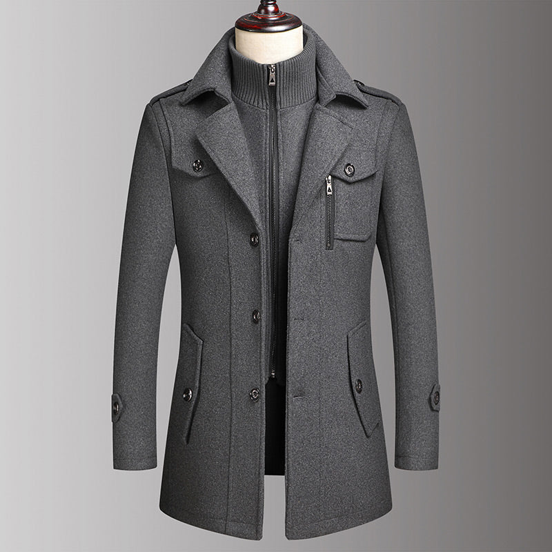 ⏳Time-Limited Special⏰Men's Business Tweed Coat🔥Free Shipping