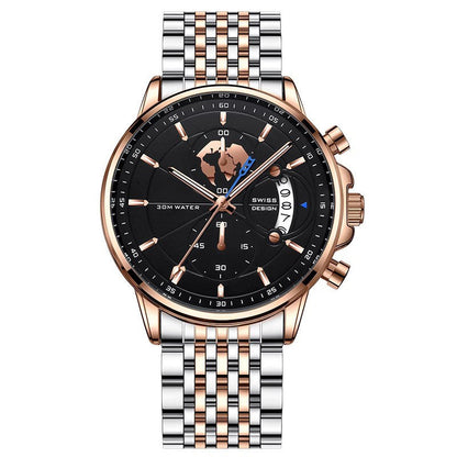 ⏳Time-Limited Special⏰Men's watch with globe motif in maritime style