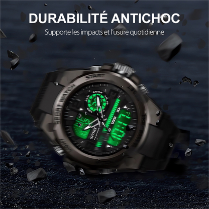 Men's Waterproof Sports Watch with Luminous Display