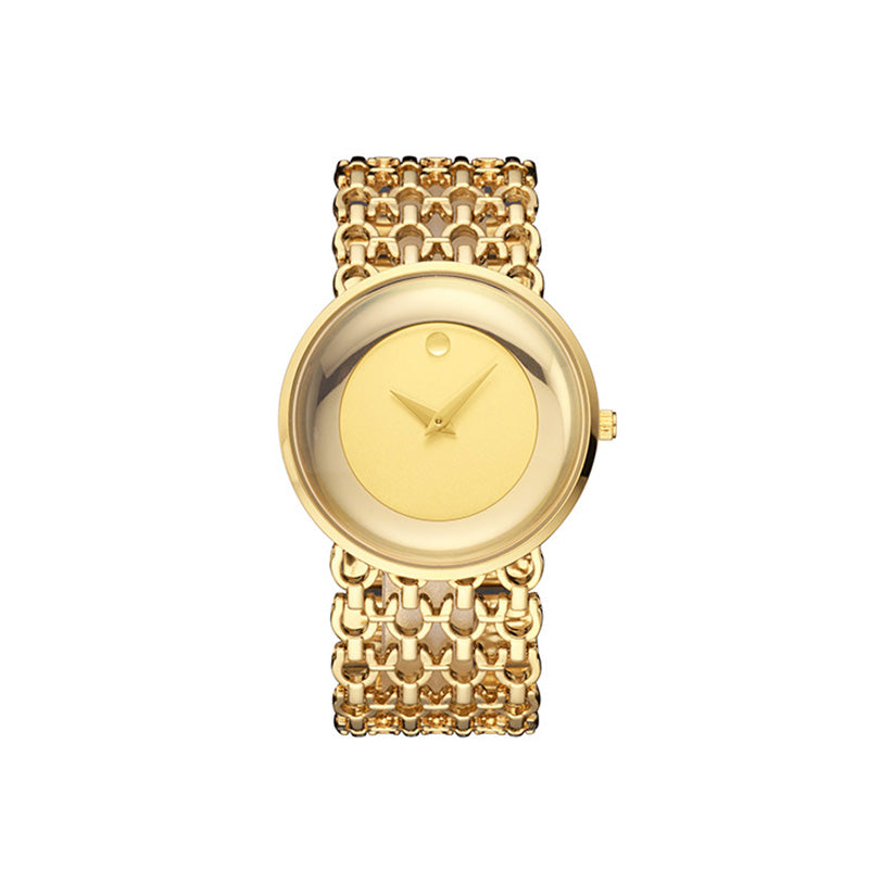 ⏳Time-Limited Special⏰Luxury Round Bracelet Watch Fashionable Women's Wristwatch