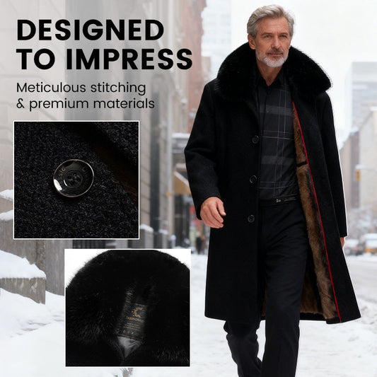 ⏳Time-Limited Special⏰Men's Lined Business Casual Winter Coat