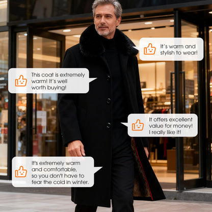 ⏳Time-Limited Special⏰Men's Lined Business Casual Winter Coat
