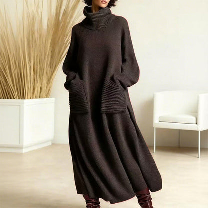 ⏳Time-Limited Special⏰Women's Turtleneck Long Sleeve Knit Sweater Dress
