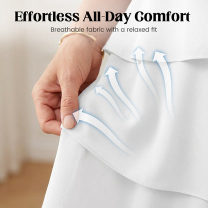 ⏳Time-Limited Special⏰Women's Elegant Layered Ruffle Sleeve Dress