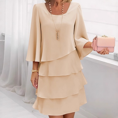 ⏳Time-Limited Special⏰Women's Tiered Ruffle Dress with Flared Sleeves