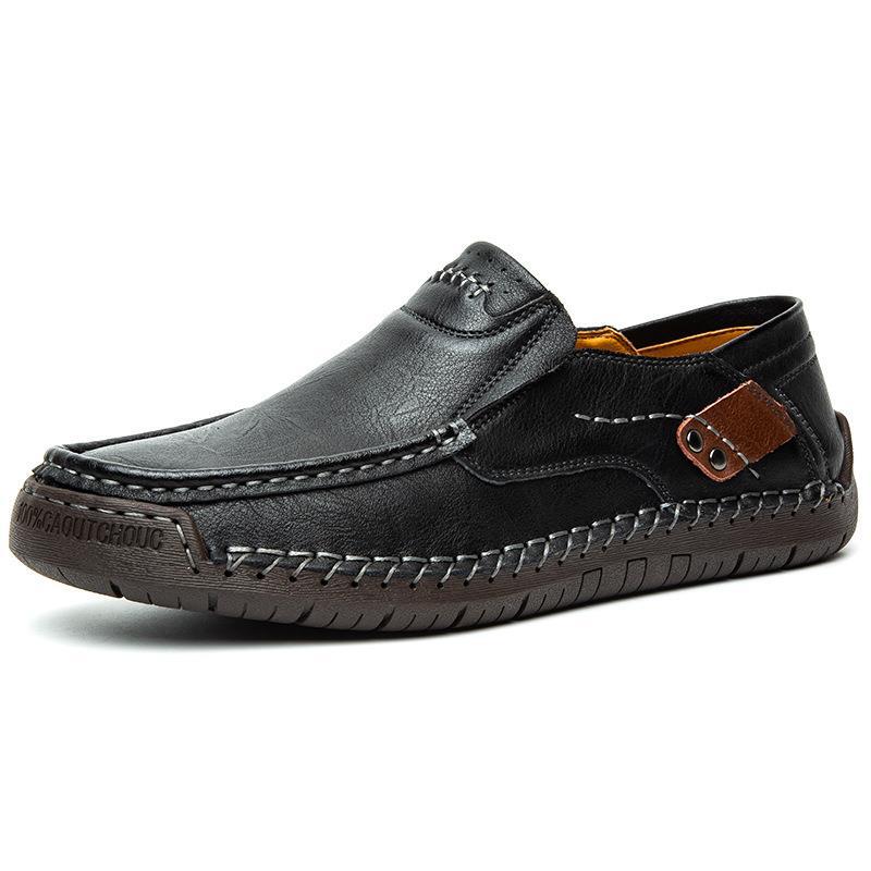 ⏳Time-Limited Special⏰Classic Men’s Slip-On Leather Shoes – Premium Calfskin, All-Day Comfort & Effortless Style