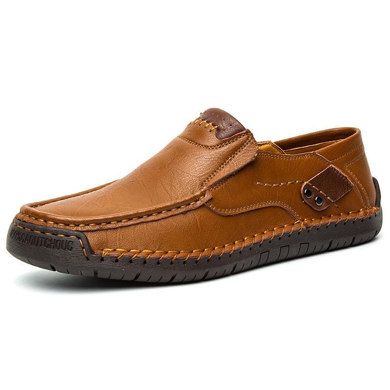 ⏳Time-Limited Special⏰Classic Men’s Slip-On Leather Shoes – Premium Calfskin, All-Day Comfort & Effortless Style