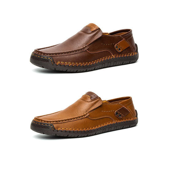 ⏳Time-Limited Special⏰Classic Men’s Slip-On Leather Shoes – Premium Calfskin, All-Day Comfort & Effortless Style