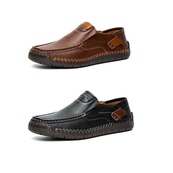 ⏳Time-Limited Special⏰Classic Men’s Slip-On Leather Shoes – Premium Calfskin, All-Day Comfort & Effortless Style