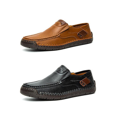 ⏳Time-Limited Special⏰Classic Men’s Slip-On Leather Shoes – Premium Calfskin, All-Day Comfort & Effortless Style