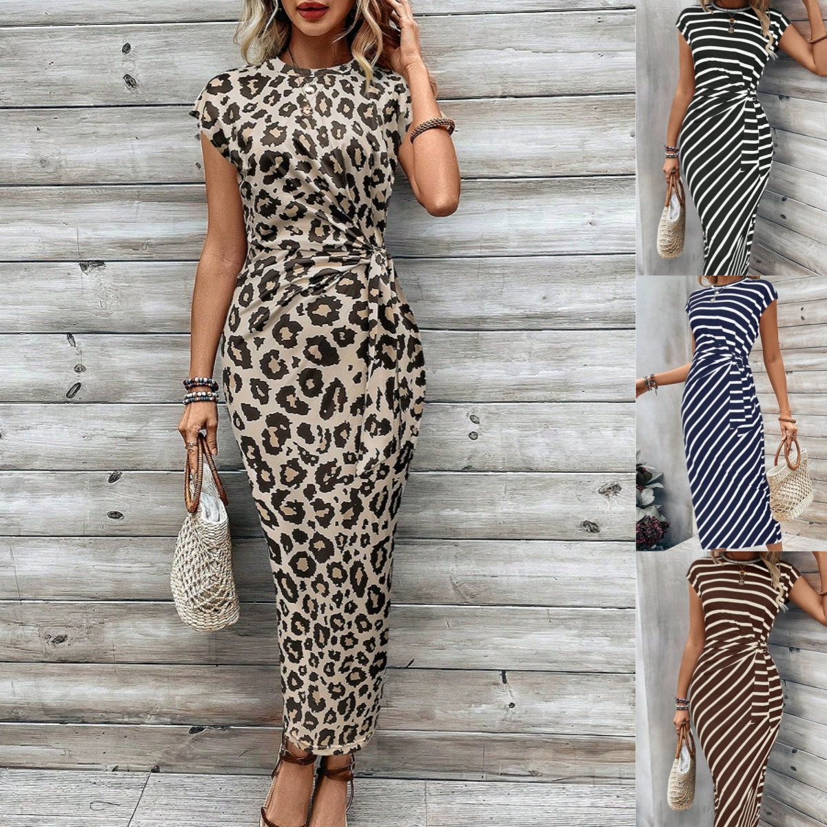 ⏳Time-Limited Special⏰Women's Elegant Tie Waist Dress