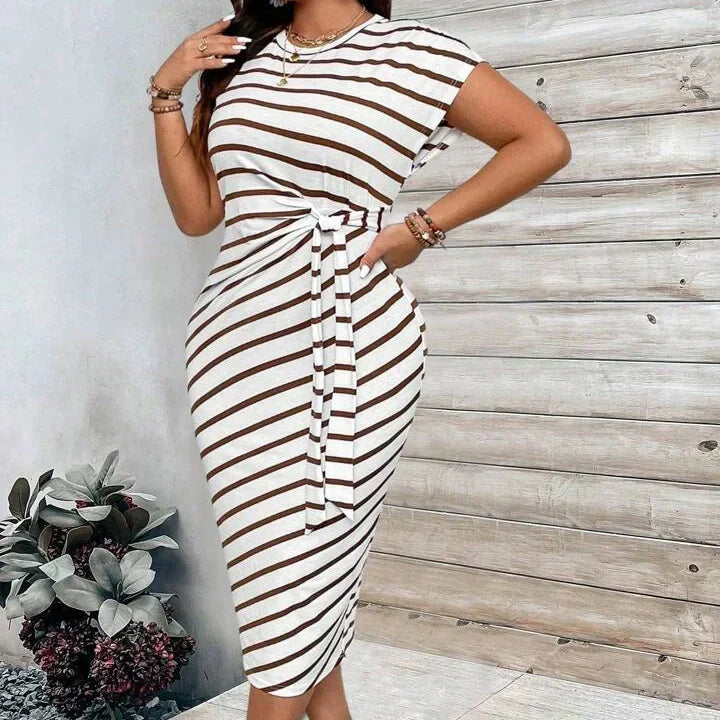 ⏳Time-Limited Special⏰Women's Elegant Tie Waist Dress