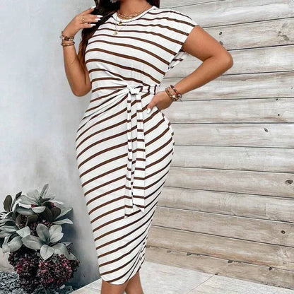 ⏳Time-Limited Special⏰Women's Elegant Tie Waist Dress
