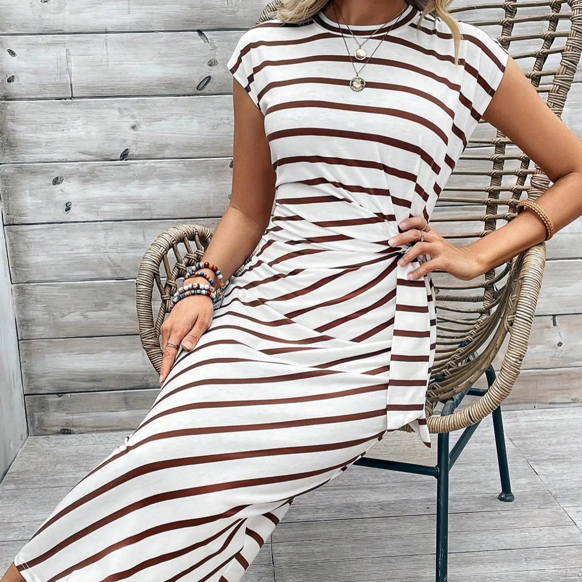 ⏳Time-Limited Special⏰Women's Elegant Tie Waist Dress
