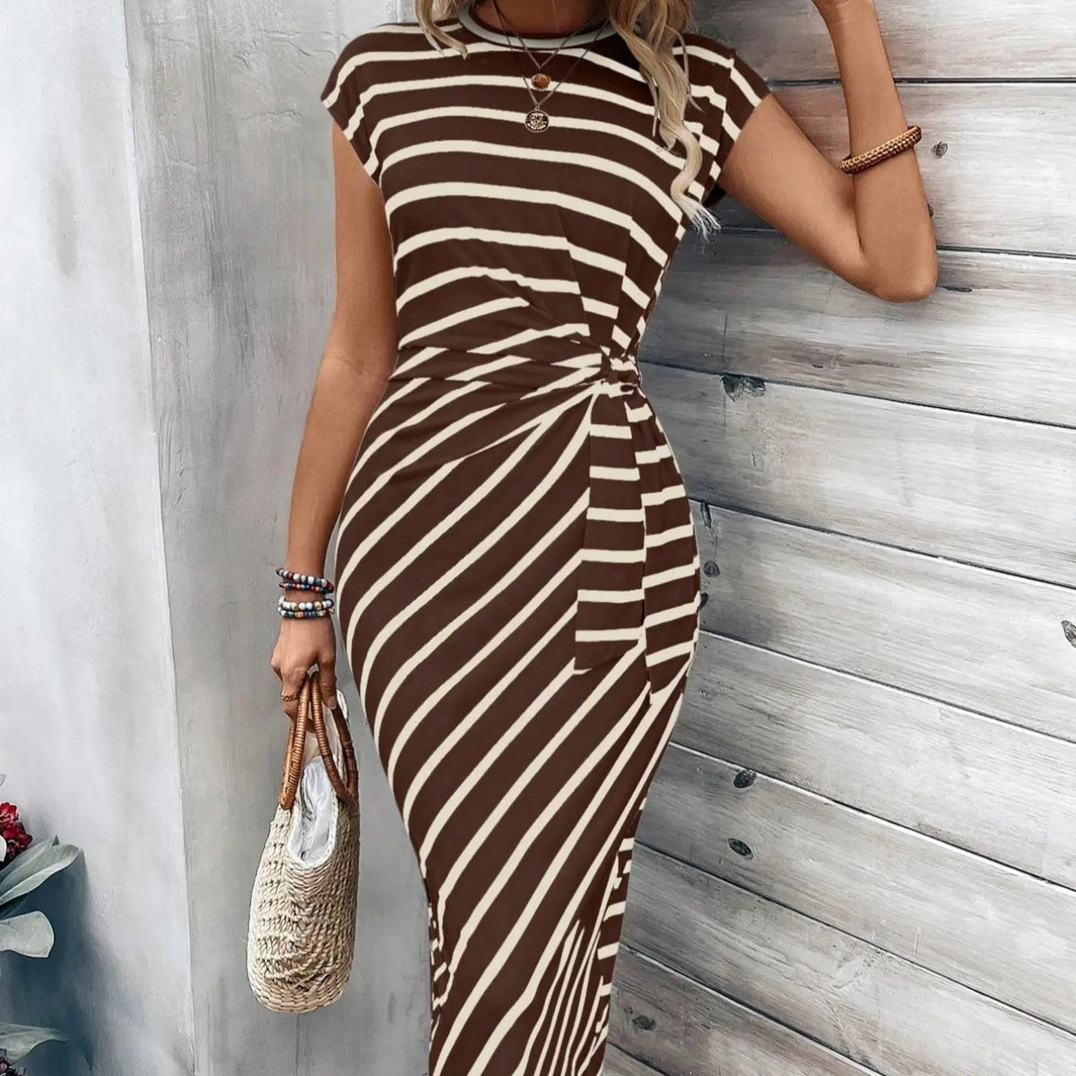 ⏳Time-Limited Special⏰Women's Elegant Tie Waist Dress