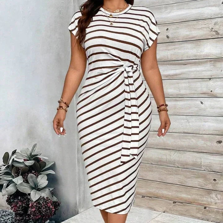 ⏳Time-Limited Special⏰Women's Elegant Tie Waist Dress