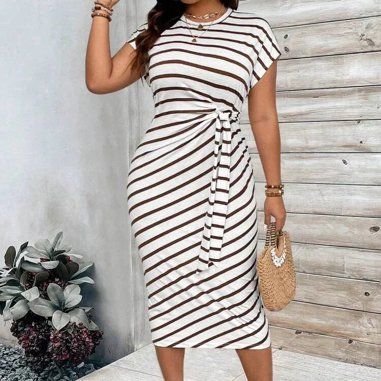 ⏳Time-Limited Special⏰Women's Elegant Tie Waist Dress