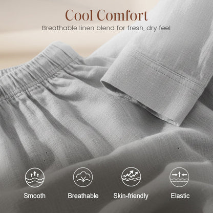 ⏳Time-Limited Special⏰Men's Linen Blend 2-Piece Casual Set