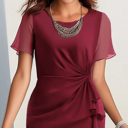 ⏳Time-Limited Special⏰Elegant Fashion Solid Color Dress – Flattering Fit, Versatile Style & Comfortable Fabric