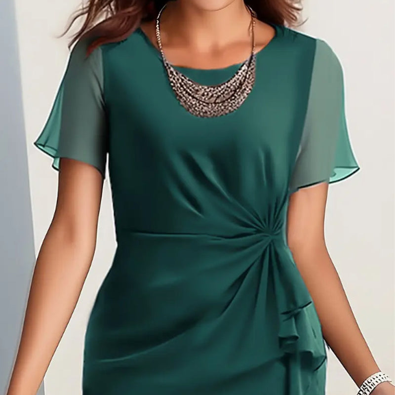 ⏳Time-Limited Special⏰Elegant Fashion Solid Color Dress – Flattering Fit, Versatile Style & Comfortable Fabric