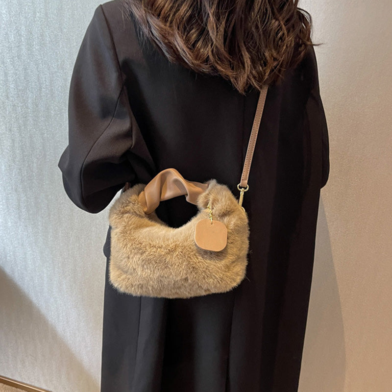 ⏳Time-Limited Special⏰Best Gift For Her – 2026 Multifunctional Faux Fur Bag, Skin-Friendly & Convertible (Shoulder/Crossbody) 👜