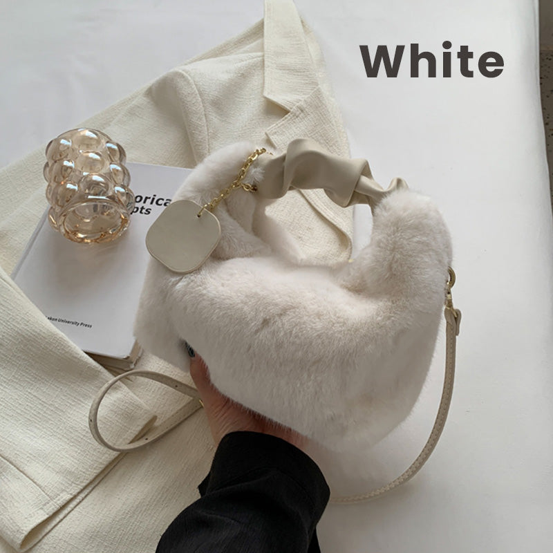 ⏳Time-Limited Special⏰Best Gift For Her – 2026 Multifunctional Faux Fur Bag, Skin-Friendly & Convertible (Shoulder/Crossbody) 👜