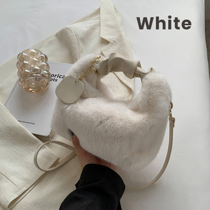 ⏳Time-Limited Special⏰Best Gift For Her – 2026 Multifunctional Faux Fur Bag, Skin-Friendly & Convertible (Shoulder/Crossbody) 👜