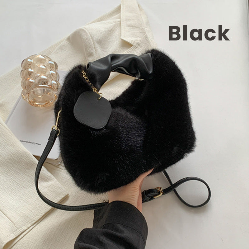 ⏳Time-Limited Special⏰Best Gift For Her – 2026 Multifunctional Faux Fur Bag, Skin-Friendly & Convertible (Shoulder/Crossbody) 👜