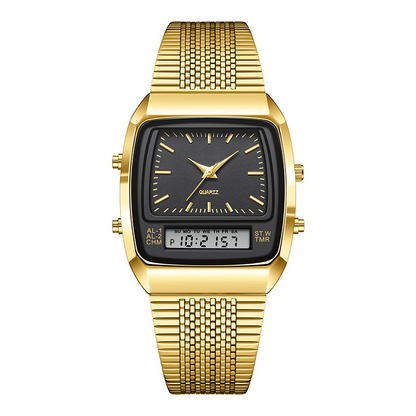 ⏳Time-Limited Special⏰Retro Style Square Face Multifunction Watch – Chronograph, Date Display & Classic Design 🕰️