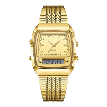 ⏳Time-Limited Special⏰Retro Style Square Face Multifunction Watch – Chronograph, Date Display & Classic Design 🕰️