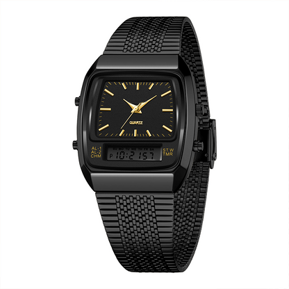 ⏳Time-Limited Special⏰Retro Style Square Face Multifunction Watch – Chronograph, Date Display & Classic Design 🕰️