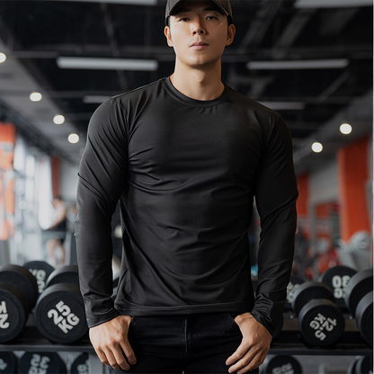 ⏳Time-Limited Special⏰Men's Long Sleeve Quick-Dry Athletic Shirts