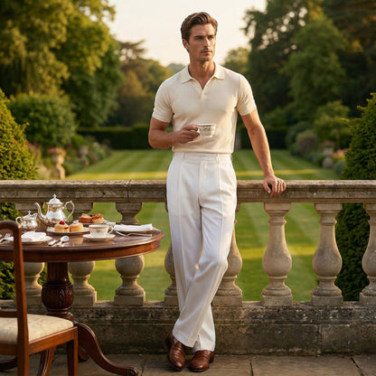 ⏳Time-Limited Special⏰Men's Casual Wide-Leg Pants – Breezy pleated front, easy pull-on style. Dress up or down for any summer day. A wardrobe essential. 👖🕊️